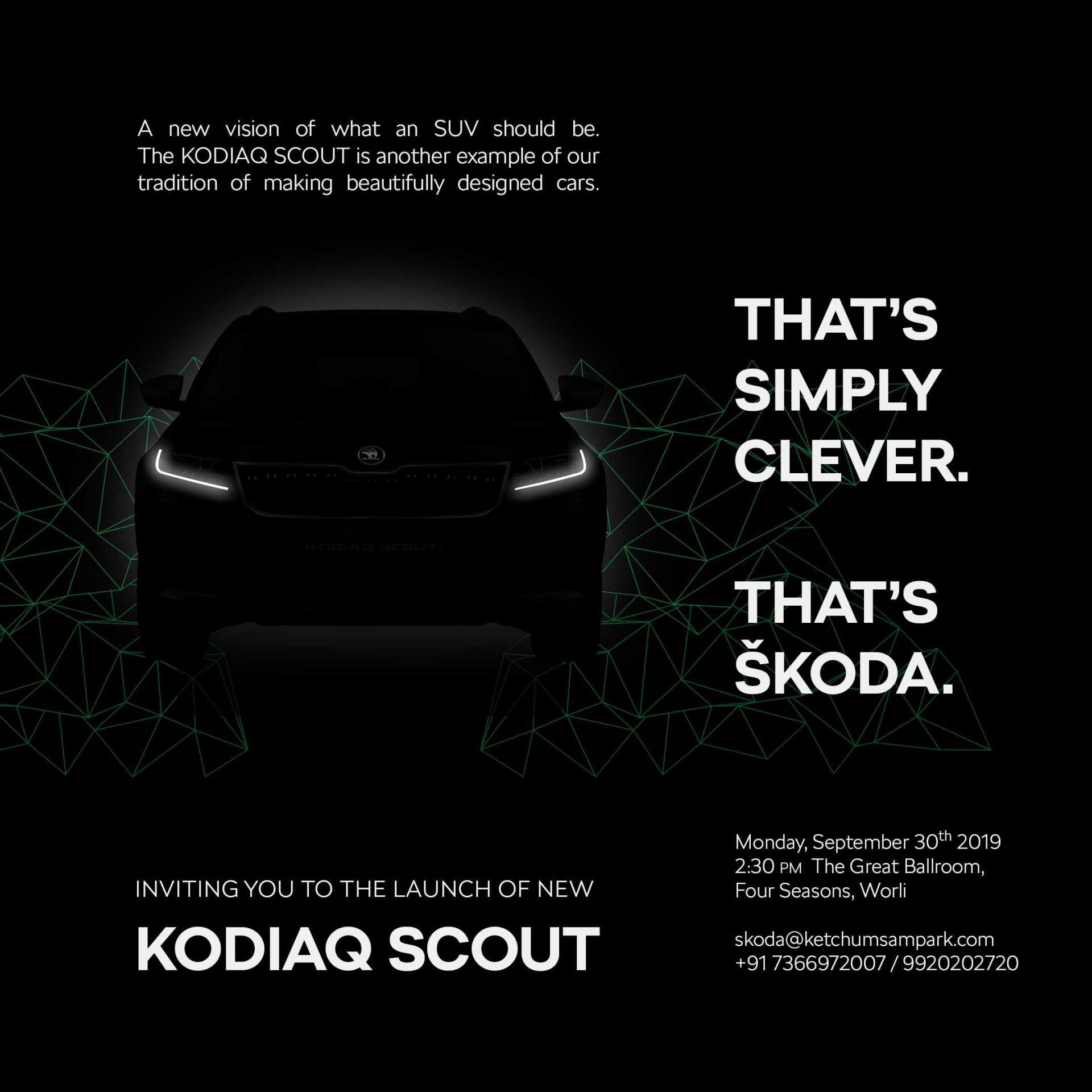 Kodiaq Scout invite