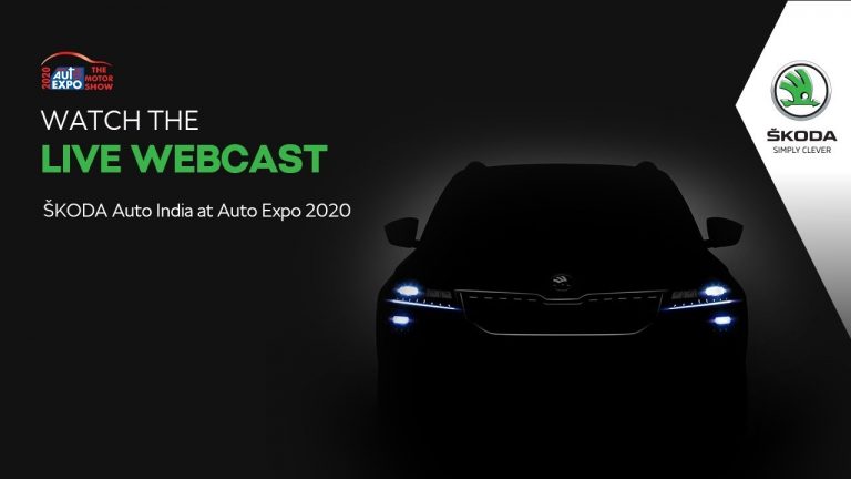 ŠKODA Auto India at Auto Expo 2020 – Webcast