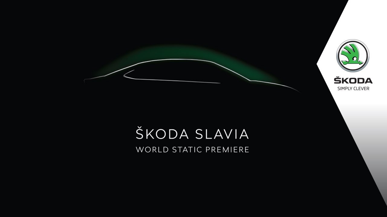 The ŠKODA SLAVIA World Static Premiere